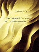 Concerto for Clarinet and Winds Concert Band sheet music cover